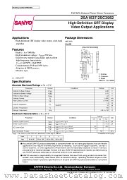 2SA1537 datasheet pdf SANYO