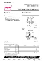 2SA1592 datasheet pdf SANYO