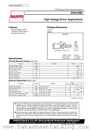 2SA1699 datasheet pdf SANYO