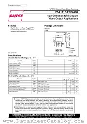 2SA1710 datasheet pdf SANYO