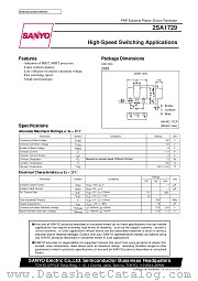 2SA1729 datasheet pdf SANYO