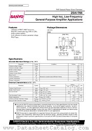 2SA1766 datasheet pdf SANYO