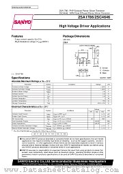 2SA1786 datasheet pdf SANYO