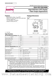 2SA1787 datasheet pdf SANYO