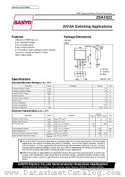 2SA1823 datasheet pdf SANYO