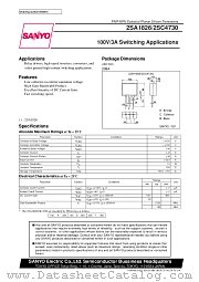 2SA1826 datasheet pdf SANYO