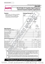 2SA1857 datasheet pdf SANYO