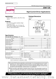 2SB1120 datasheet pdf SANYO