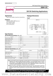 2SB1127 datasheet pdf SANYO