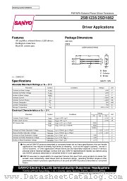 2SB1235 datasheet pdf SANYO