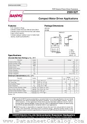 2SB1527 datasheet pdf SANYO