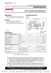 2SB826 datasheet pdf SANYO