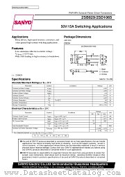 2SB829 datasheet pdf SANYO