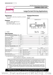 2SB985 datasheet pdf SANYO