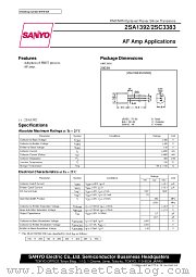 2SC3383 datasheet pdf SANYO