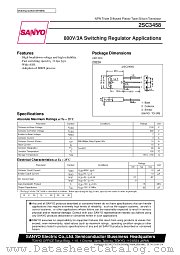 2SC3458 datasheet pdf SANYO