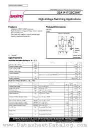 2SC3647 datasheet pdf SANYO