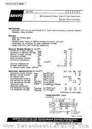 2SC3785 datasheet pdf SANYO