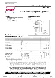 2SC4105 datasheet pdf SANYO