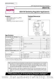 2SC4172 datasheet pdf SANYO