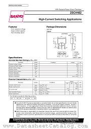 2SC4482 datasheet pdf SANYO