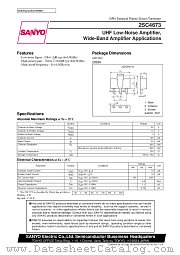 2SC4673 datasheet pdf SANYO