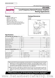 2SC4695 datasheet pdf SANYO