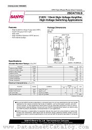 2SC4710LS datasheet pdf SANYO