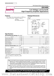 2SC4855 datasheet pdf SANYO