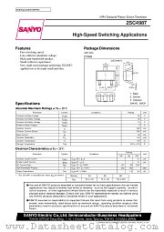 2SC4987 datasheet pdf SANYO