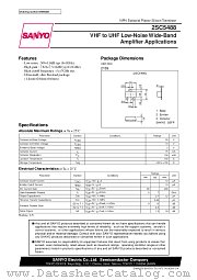 2SC5488 datasheet pdf SANYO