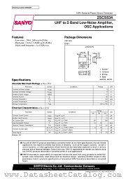 2SC5534 datasheet pdf SANYO