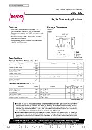 2SD1620 datasheet pdf SANYO