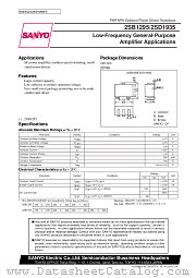 2SD1935 datasheet pdf SANYO