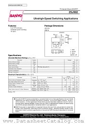 2SJ502 datasheet pdf SANYO