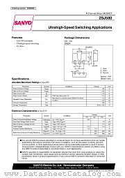 2SJ580 datasheet pdf SANYO