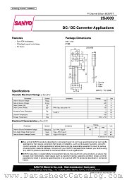 2SJ609 datasheet pdf SANYO