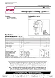 2SK1441 datasheet pdf SANYO