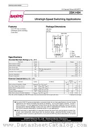 2SK1454 datasheet pdf SANYO