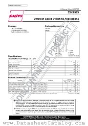 2SK1923 datasheet pdf SANYO