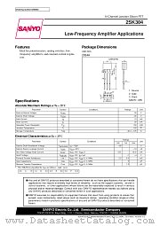 2SK304 datasheet pdf SANYO