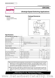 2SK3292 datasheet pdf SANYO