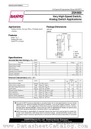 2SK669 datasheet pdf SANYO