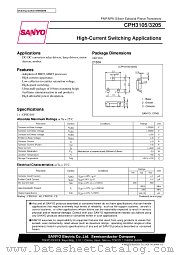 CPH3205 datasheet pdf SANYO