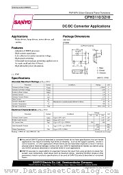 CPH3210 datasheet pdf SANYO