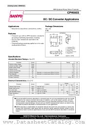 CPH5503 datasheet pdf SANYO