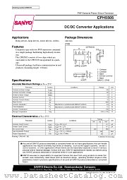 CPH5505 datasheet pdf SANYO