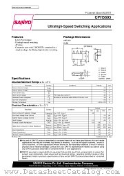 CPH5603 datasheet pdf SANYO