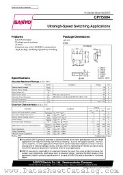 CPH5604 datasheet pdf SANYO