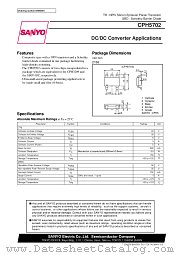 CPH5702 datasheet pdf SANYO